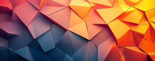 Obraz premium background with sharp angular shapes, Generative AI