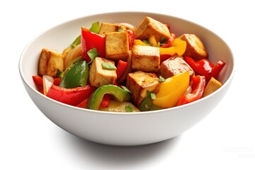 Delicious Tofu and Bell Pepper Stir fry