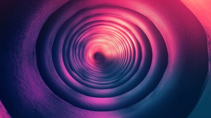 Hypnotic circular illusions blending sharp lines and soft colors. Generative AI