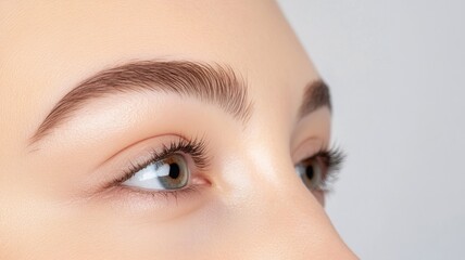 Fototapeta premium Embrace the beauty of a flawless forehead, showcasing smooth skin and confidence in every glance.