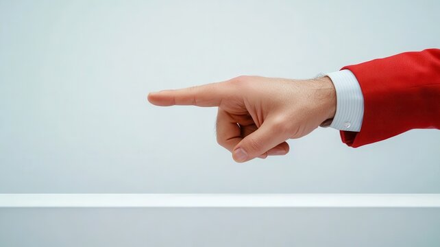 A salesperson's hand gestures towards the signature line on a contract, emphasizing the final step in the agreement.