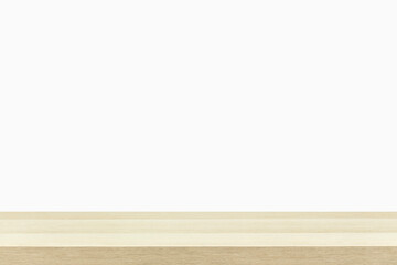 empty wooden table top in foreground isolated on background with clipping path. used for template mock up for display or montage products. showing your objects or mounting. wooden counter.