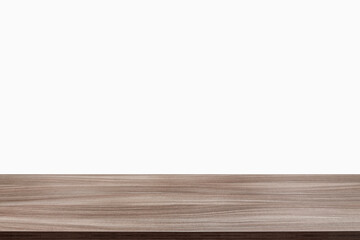 empty wooden table top in foreground isolated on background with clipping path. used for template mock up for display or montage products. showing your objects or mounting. wooden counter.