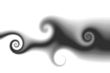 abstract smoke waves