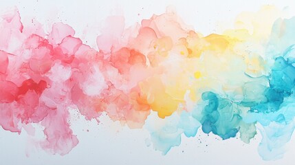 Obraz premium Abstract expression of springtime joy in colorful chaos, perfect for creative design projects