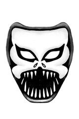 Scary mask with transparent background 