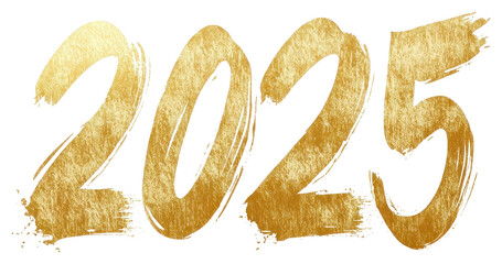 PNG Numbers text gold brushstroke.