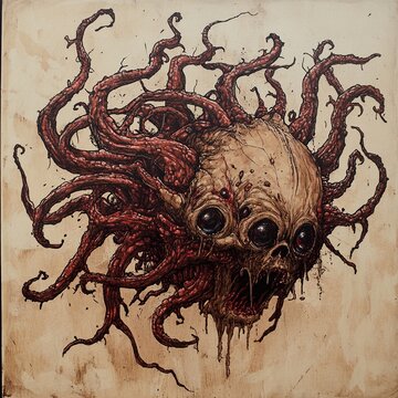 Cosmic Horror: A Grotesque Creature of the Night