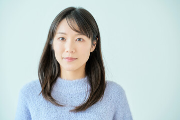 若い女性のポートレート