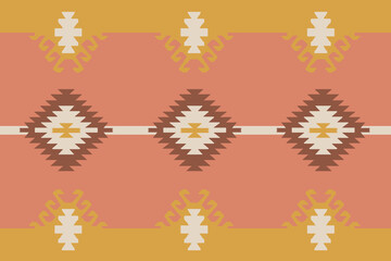 Navajo Carpet modern Pattern with trending colors in high resolution
