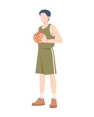 basketball player vector illustration