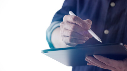 A confident business manager for finance, investment, innovation, and success.