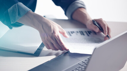 A confident business manager for finance, investment, innovation, and success.