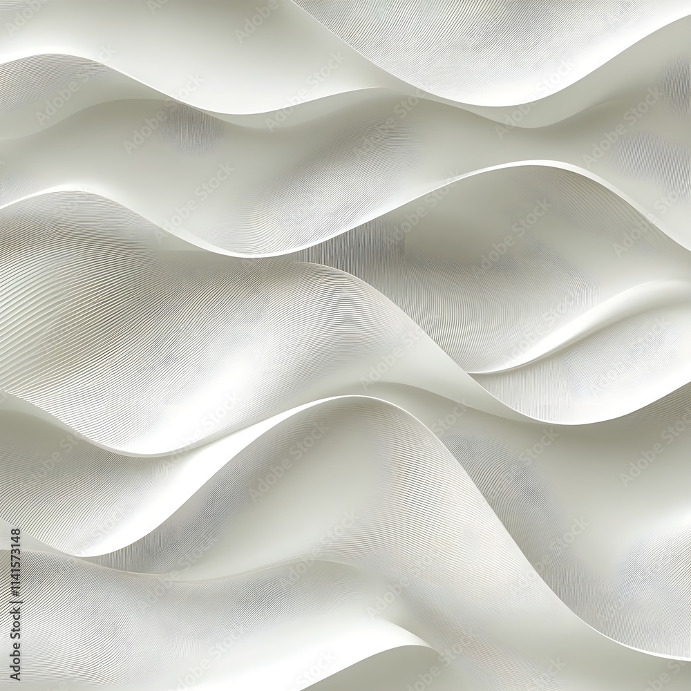 Wall mural a subtle wave pattern in light gray, perfect for clean and professional web layouts.