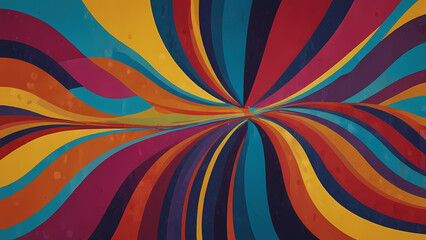 a vibrant abstract background with a pop art wave theme