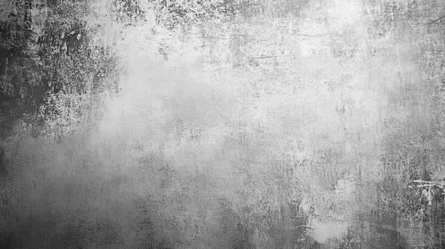 Textured grunge grey background with ample space for adding custom text or graphics, ideal for design projects or promotional materials.