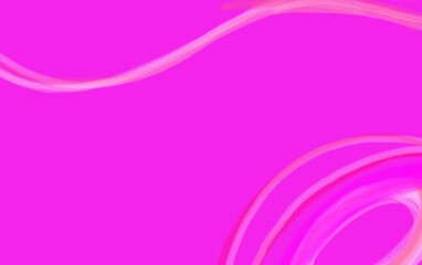 A serene pink background with smooth, wavy white lines, embodying fluidity and calm in a modern artistic style.