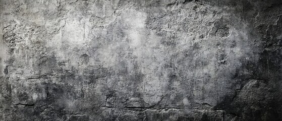 Obraz premium Wide background of grey rough concrete texture with stone grunge surface, suitable for industrial, architectural, and urban design projects