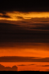 sunset red sky