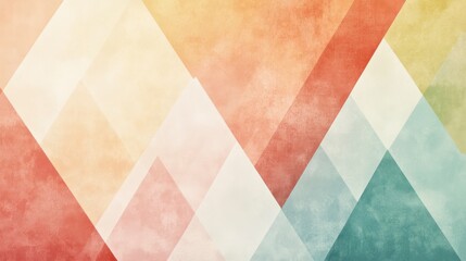 Abstract Geometric Pastel Triangle Background, Modern Design