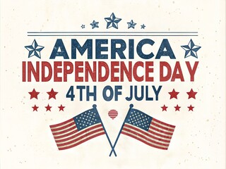 Happy 4th of July independence day USA banner template