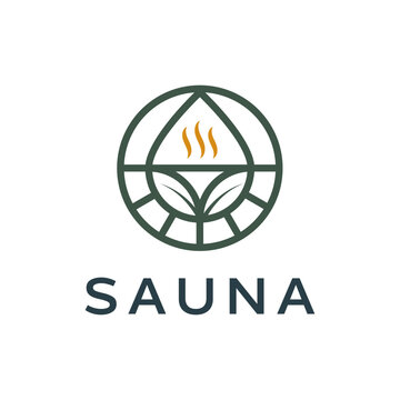 Sauna logo designs for your brand.