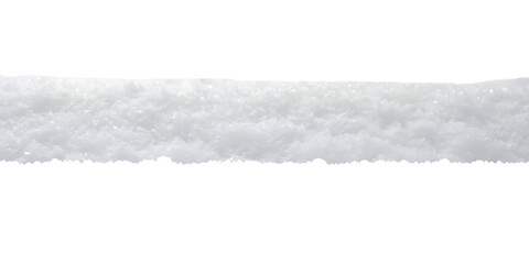 white snow frame isolated on  white background PNG.AI GENERATED