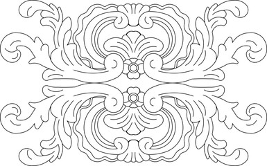 illustration design sketch vector image icon logo symbol decoration ornament background pattern modern traditional ethnic floral line