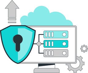 Cloud Computing Illustration