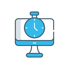Latency Monitor vector icon
