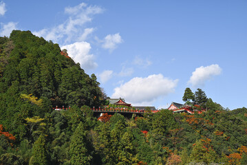 城下町津和野の太皷谷稲成神社（島根県津和野町）