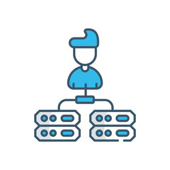 User Network vector icon