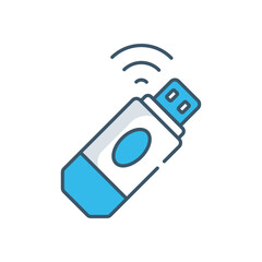 Smart Usb vector icon