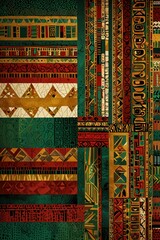 Bold and Vibrant Black History Month Patterns
