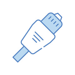 Ethernet Plug vector icon