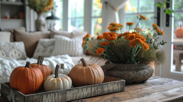 a home decor blogger who showcases beautiful, seasonal Autumn decor ideas and inspiration