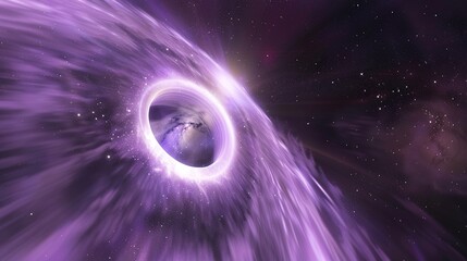 Universe nebula sky purple galactic background