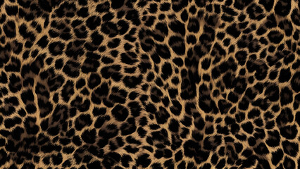 leopard texture, dark fluffy background, fur, jaguar spots, bright wool print, stylish design for clothes