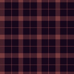  Tartan seamless pattern, brown and black, can be used in fashion design. Bedding, curtains, tablecloths
