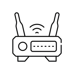 Wireless Access Point vector icon