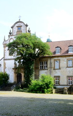 Fototapeta premium Historical Castle and Church Ringelheim, Salzgitter, Lower Saxony