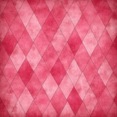 A vibrant pink diamond-patterned background, showcasing a playful and whimsical design with a textured finish.