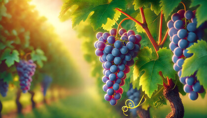Fototapeta premium bunch of grapes