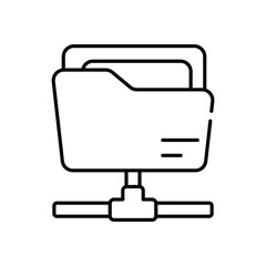 Share Folder vector icon
