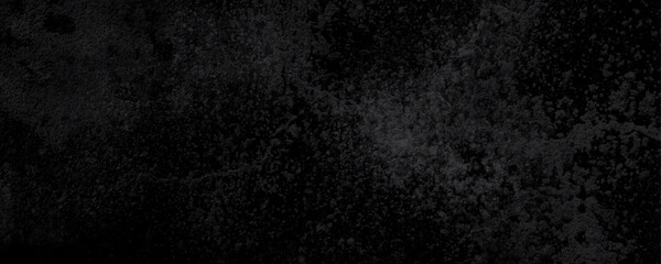 Panorama of Dark grey black slate grunge wall texture, texture of grainy dark concrete wall, black volcanic seamless grunge stone texture, ancient Black marble texture rock.
