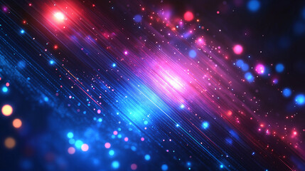 Obraz premium Vibrant light display abstract space digital artwork colorful environment dynamic viewpoint energy concept