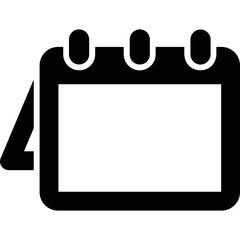 Simple vector icon calendar