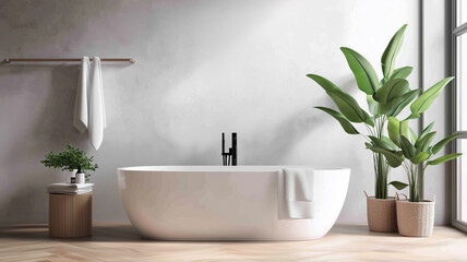 Fototapeta premium interior of bathroom