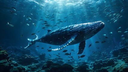 Fototapeta premium shark in aquarium