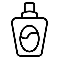 Cream Dessert Syrup Line Icon